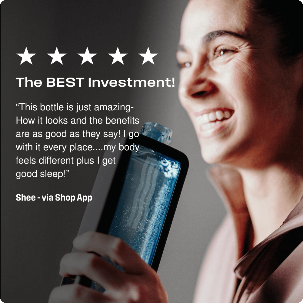 HALOR x Echo Water H2 Flask — 8 PPM Smart Hydrogen Water
